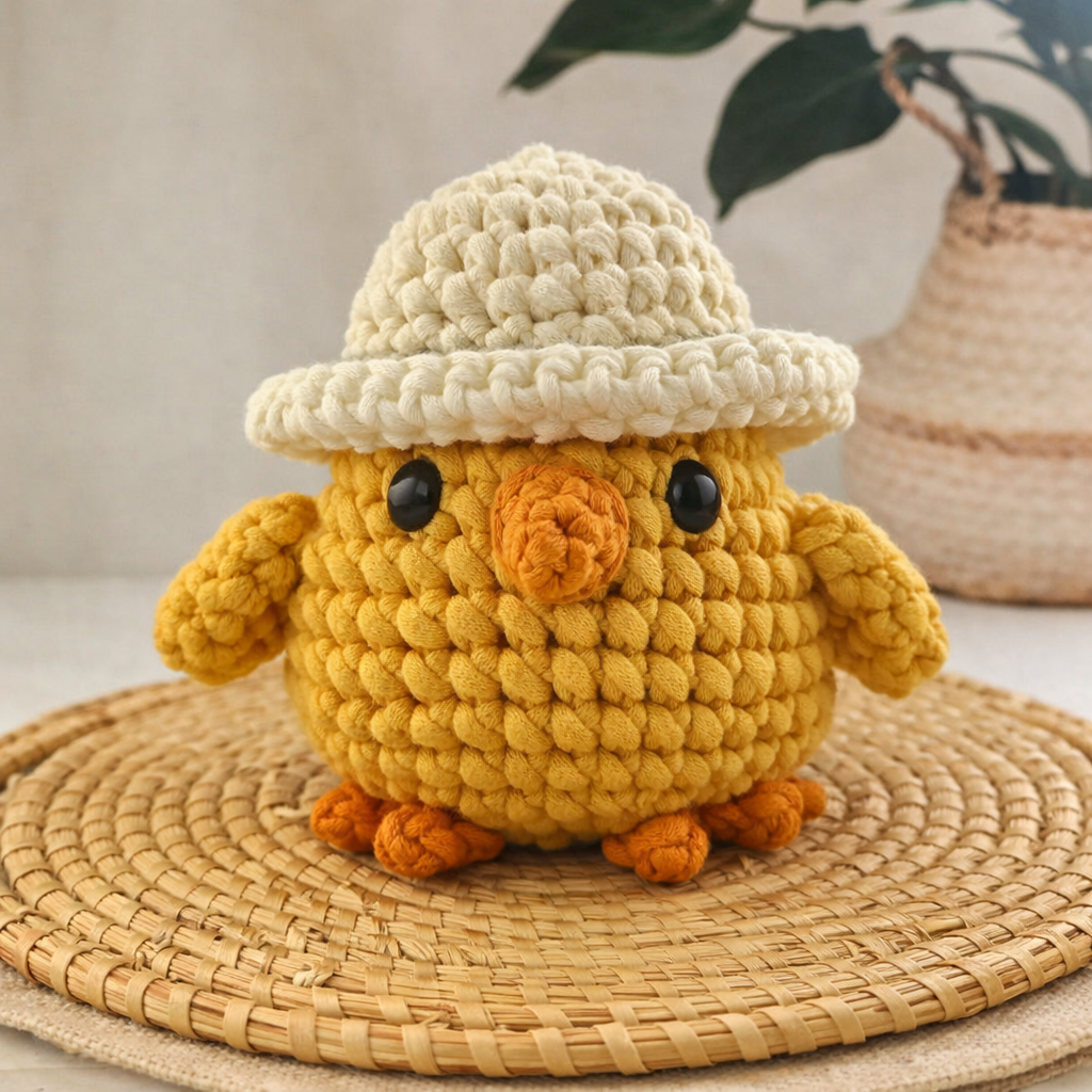 Cecil the Chick Crochet Pattern