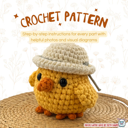 Cecil the Chick Crochet Pattern