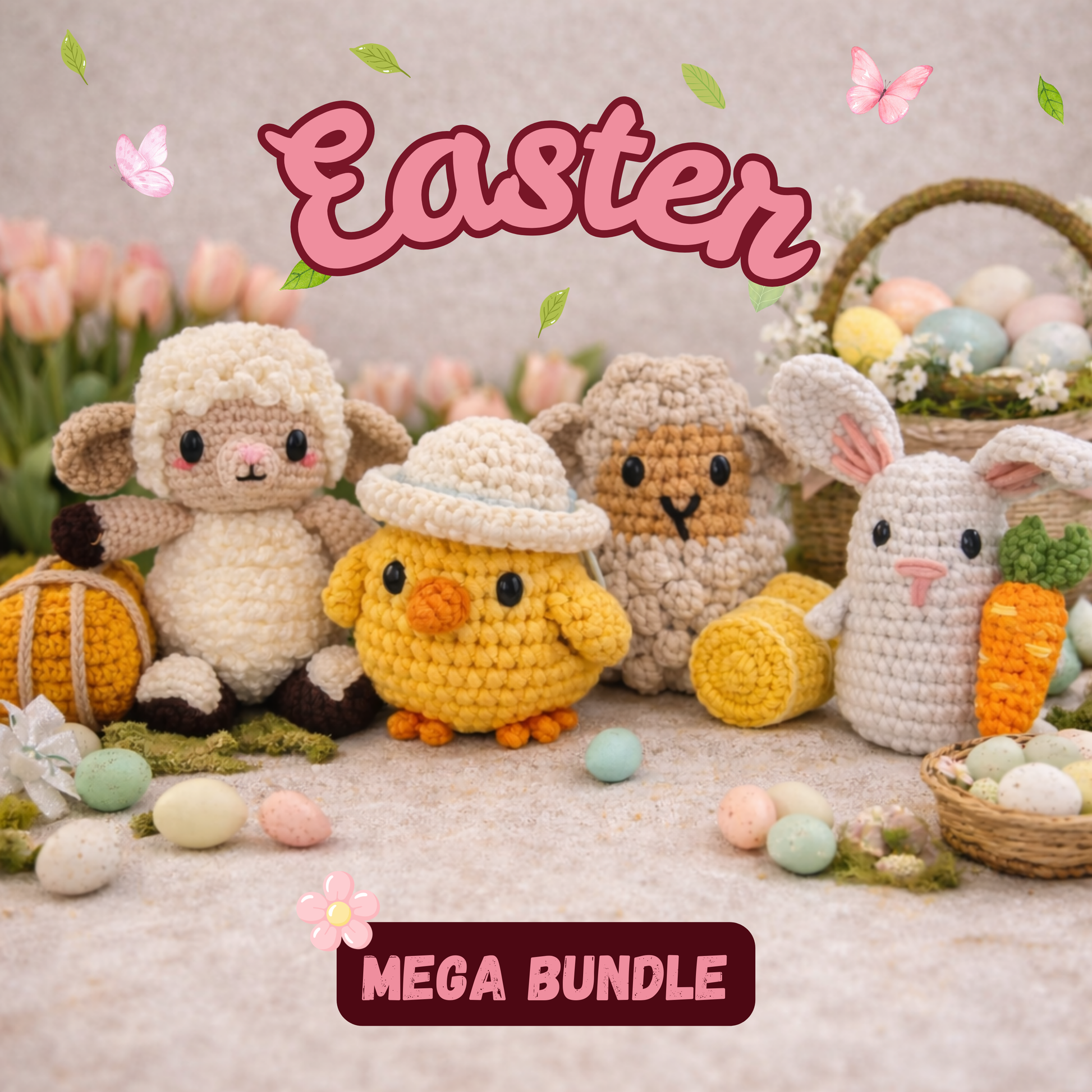 Lenny The Lamb - Crochet Pattern - PDF version