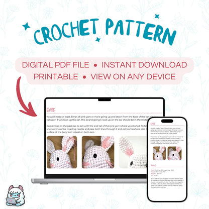 Bobby the Bunny Crochet Pattern