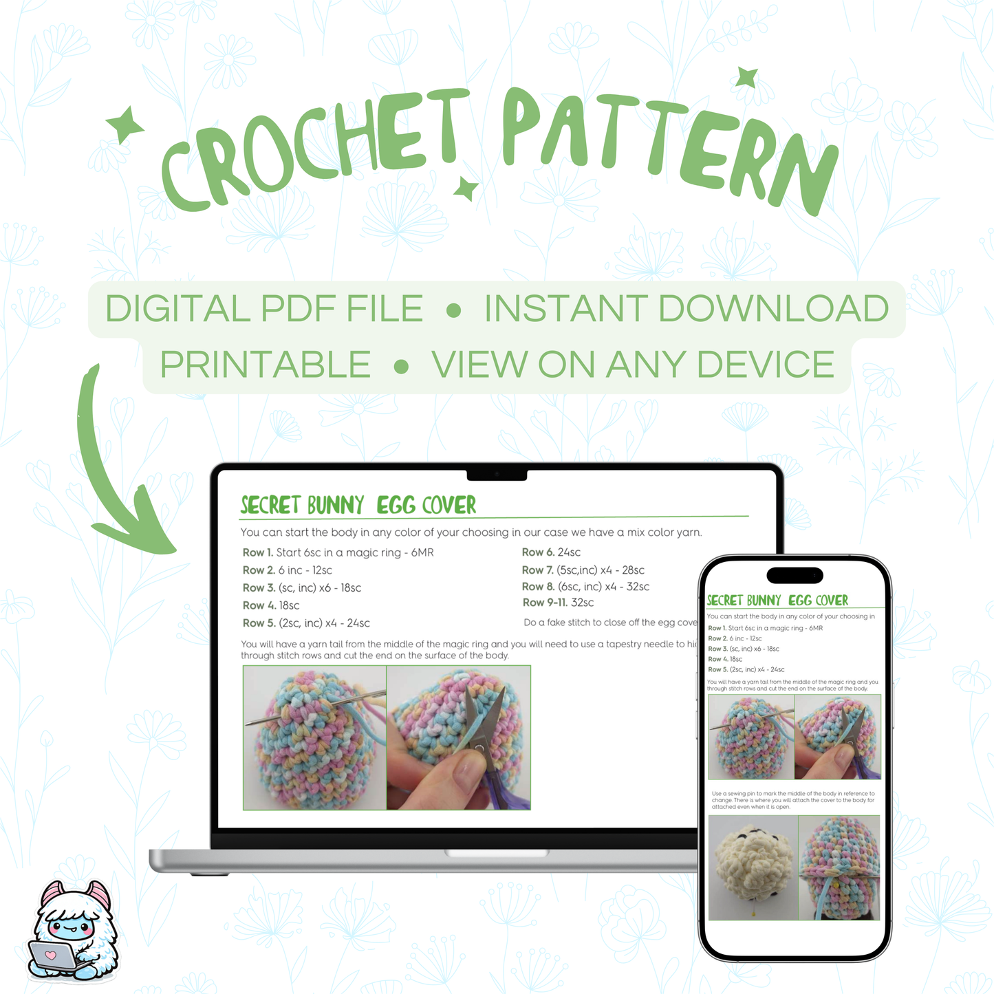 Easter Eggs Crochet Pattern